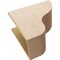 Ekena Millwork 9"W x 18"D x 18"H Classic Greensboro Rough Cedar Woodgrain TimberThane Corbel, Primed Tan CORUR09X18X18GRNRCPR - alternate 4